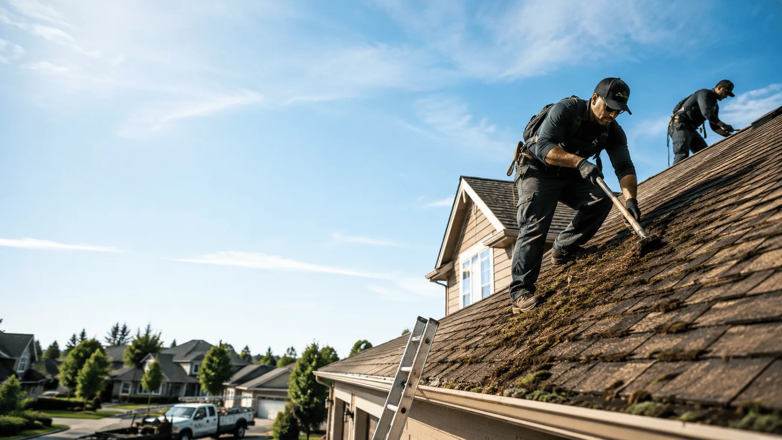 Roof Moss Removal in Fremont, MI near me